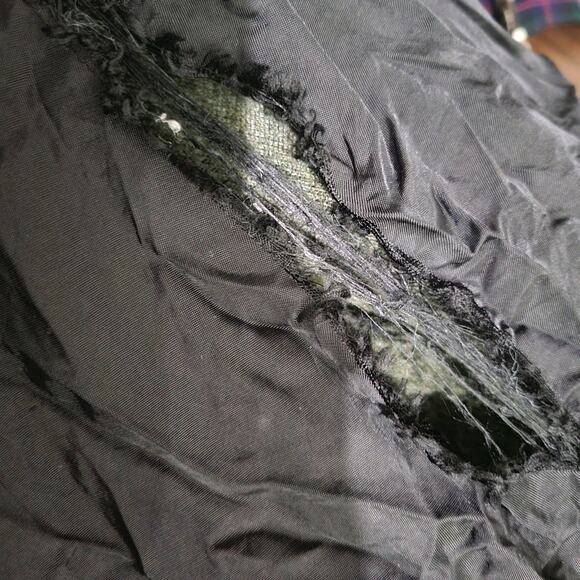 Anine Bing Ryder Faux Fur Jacket Green Olive Sherpa Teddy Plush Zip Front Small - Picture 13 of 16